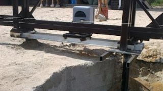 Купить сваи для ворот в Гулькевичи. Заказать ворота на сваях под ключ от 21622 руб